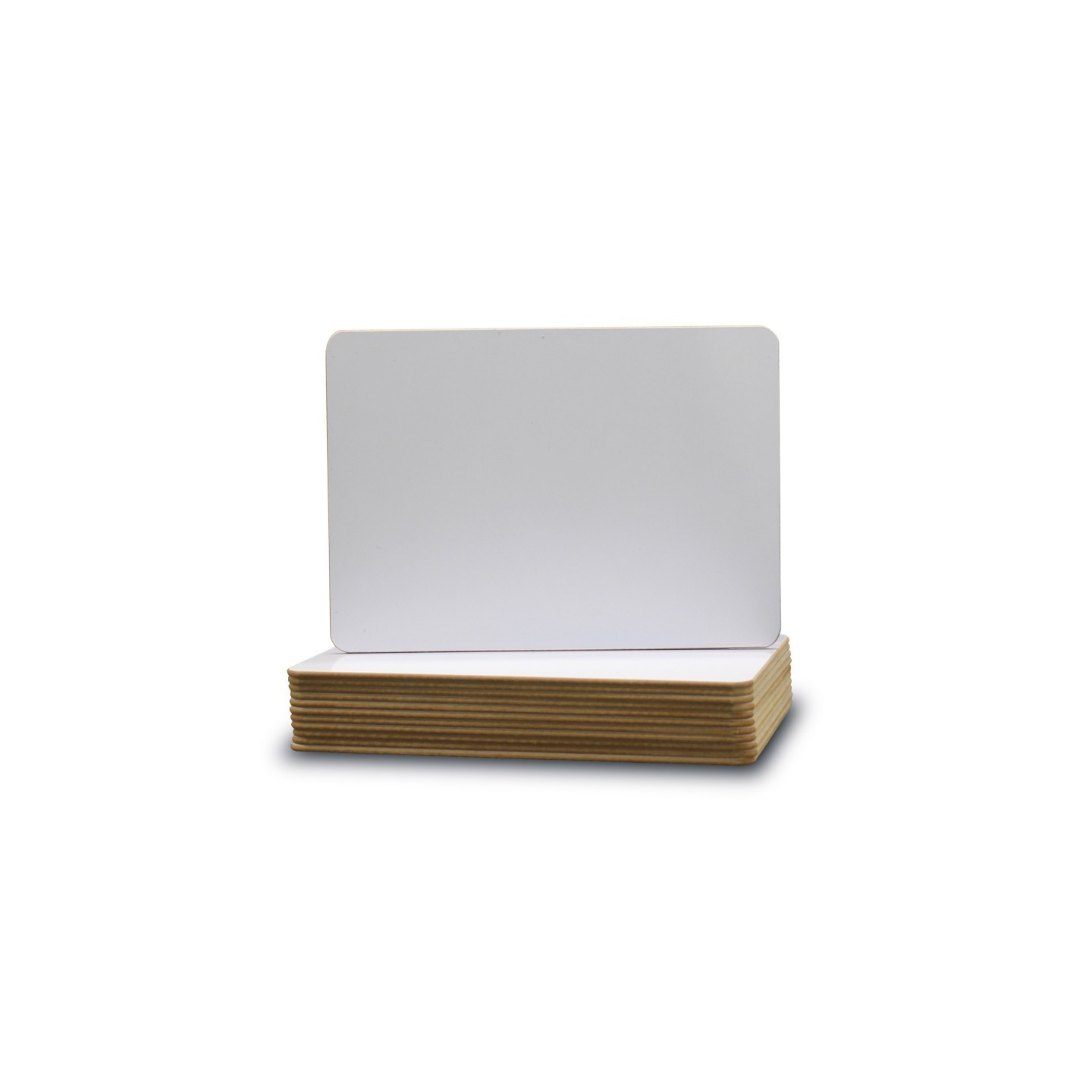 Flipside Products Double-Sided White Dry Erase Board, 5" x 7", Pack of 12