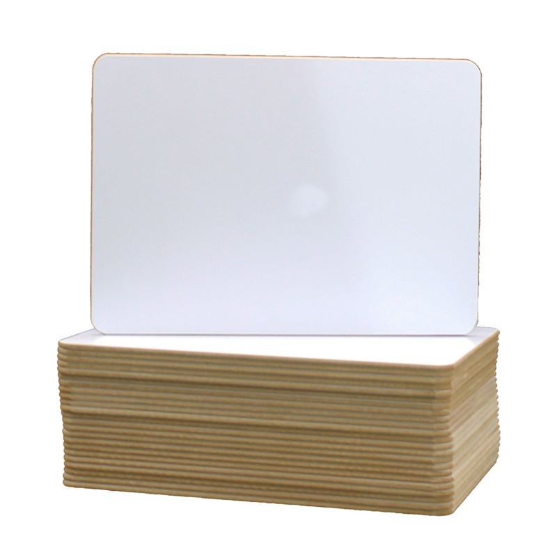 Flipside Products Two-Sided Dry Erase Board, 6" x 9", Pack of 24