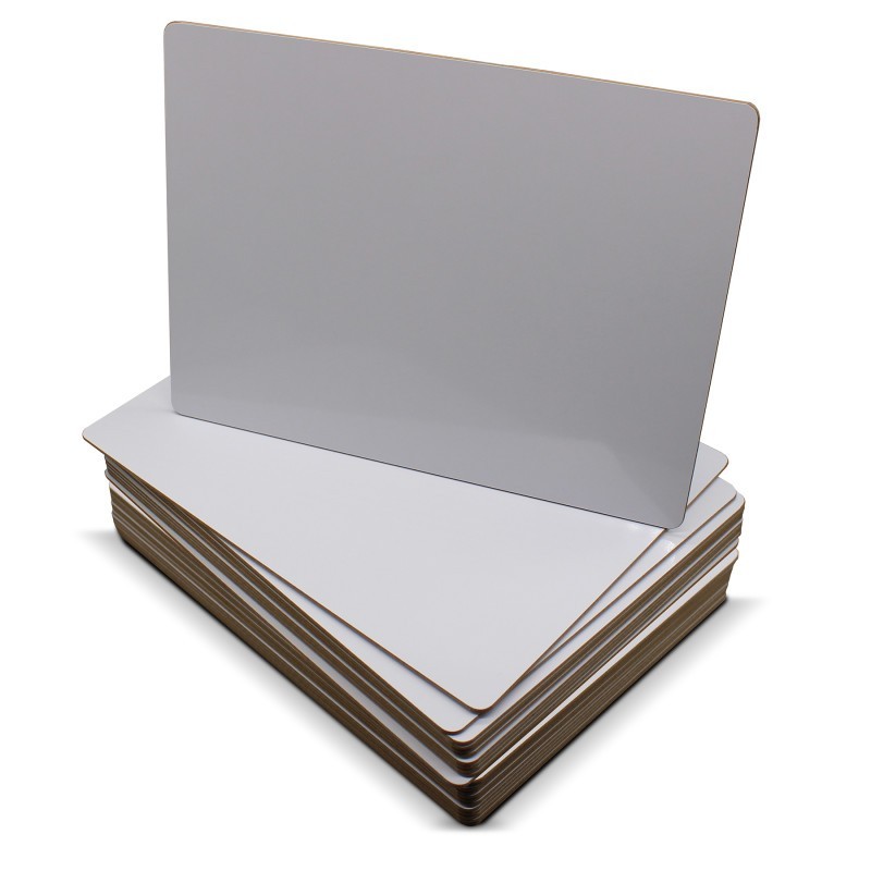 Flipside Products Two-Sided Marker Boards, 9" x 12", Class Pack of 24