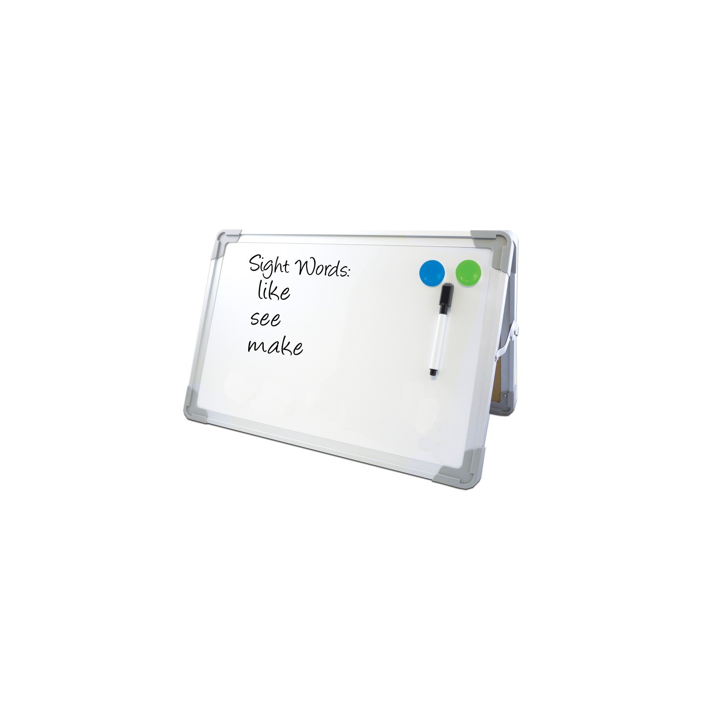 Flipside Products Desktop Easel Set with Pen and Two Magnets, 20" x 16"