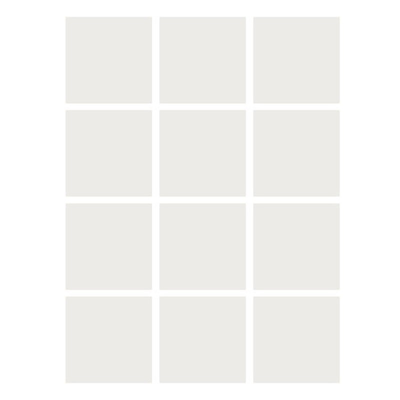 Flipside Products Dry Erase Stickables with Dry Erase Marker, White, 3" x 3", 12 Per Pack, 2 Packs