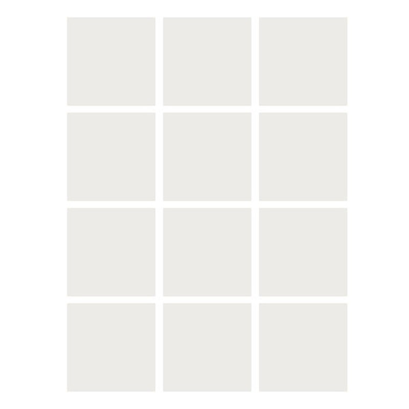 Flipside Products Dry Erase Stickables with Dry Erase Marker, White, 4" x 4", 12 Per Pack, 2 Packs