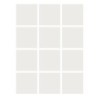 Flipside Products Dry Erase Stickables with Dry Erase Marker, White, 4" x 4", 12 Per Pack, 2 Packs