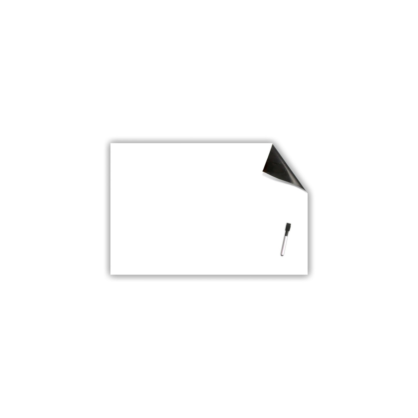 Flipside Products Repositionable Whiteboard Stickable with Dry Erase Marker, 24" x 36"