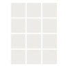 Flipside Products Dry Erase Stickables with Dry Erase Marker, White, 4" x 4", 12 Per Pack, 4 Packs