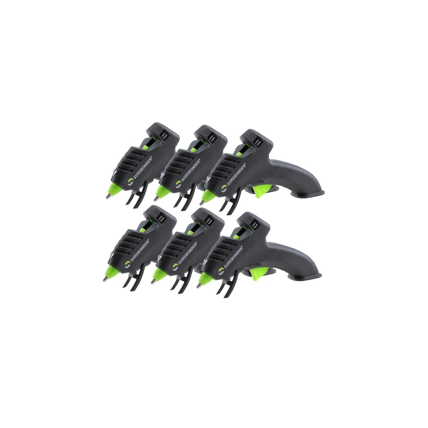 Surebonder® Plus Series High Temperature Mini Glue Gun, Pack of 6