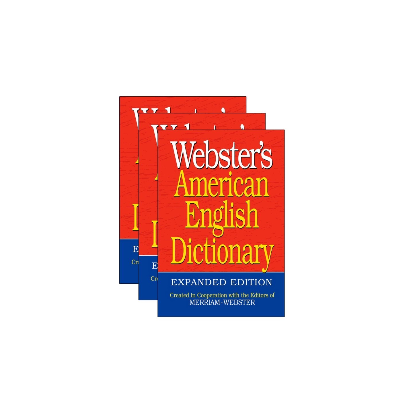 Federal Street Press Webster's American English Dictionary, Expanded Edition, Pack of 3
