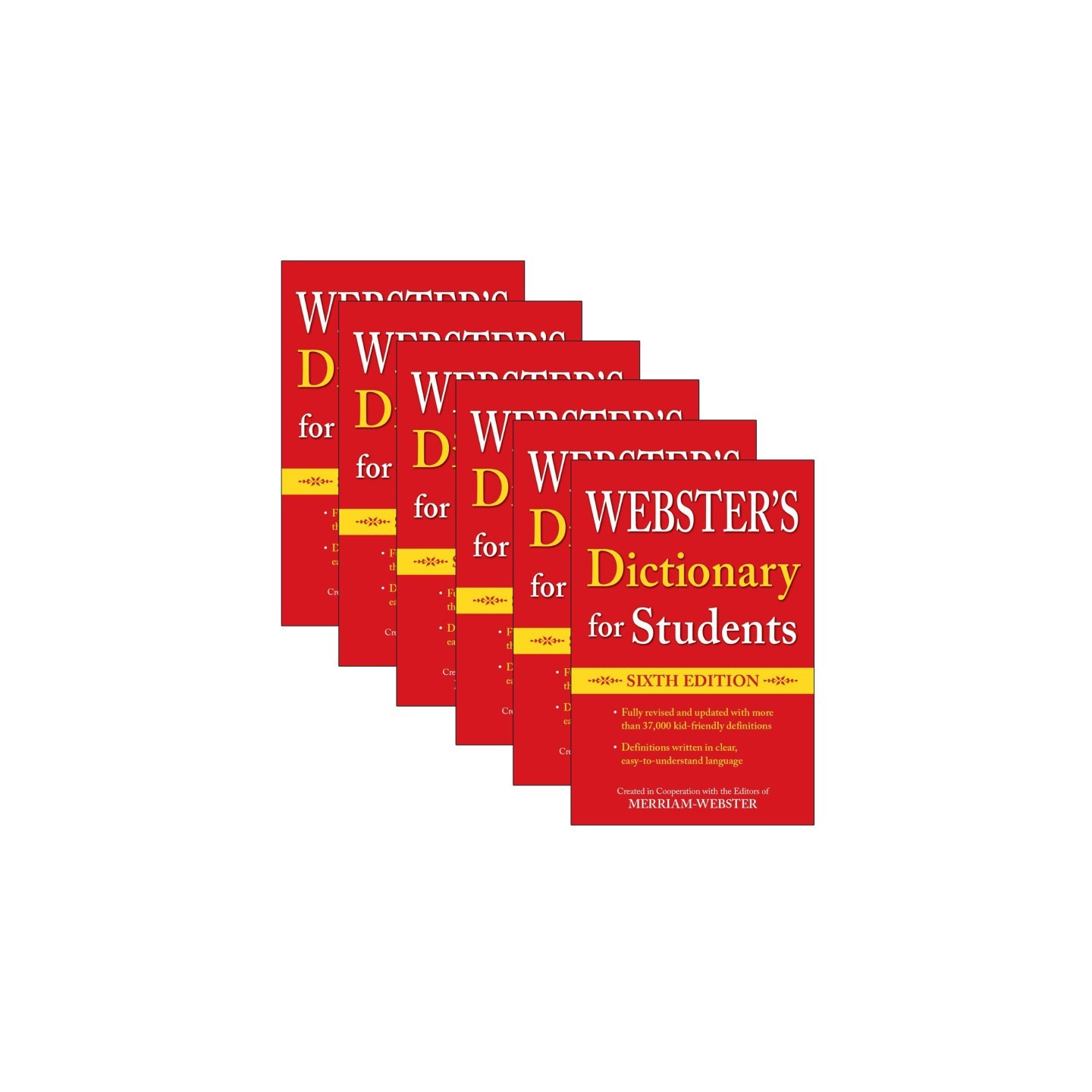 Federal Street Press Webster's Dictionary for Students, Sixth Edition, Pack of 6
