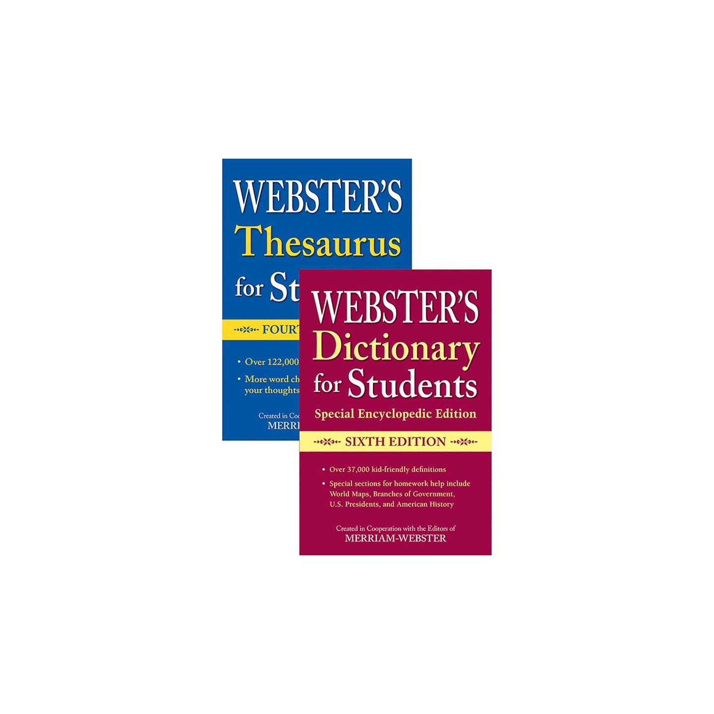 Federal Street Press Webster's For Students Dictionary/Thesaurus Shrink-Wrapped Set