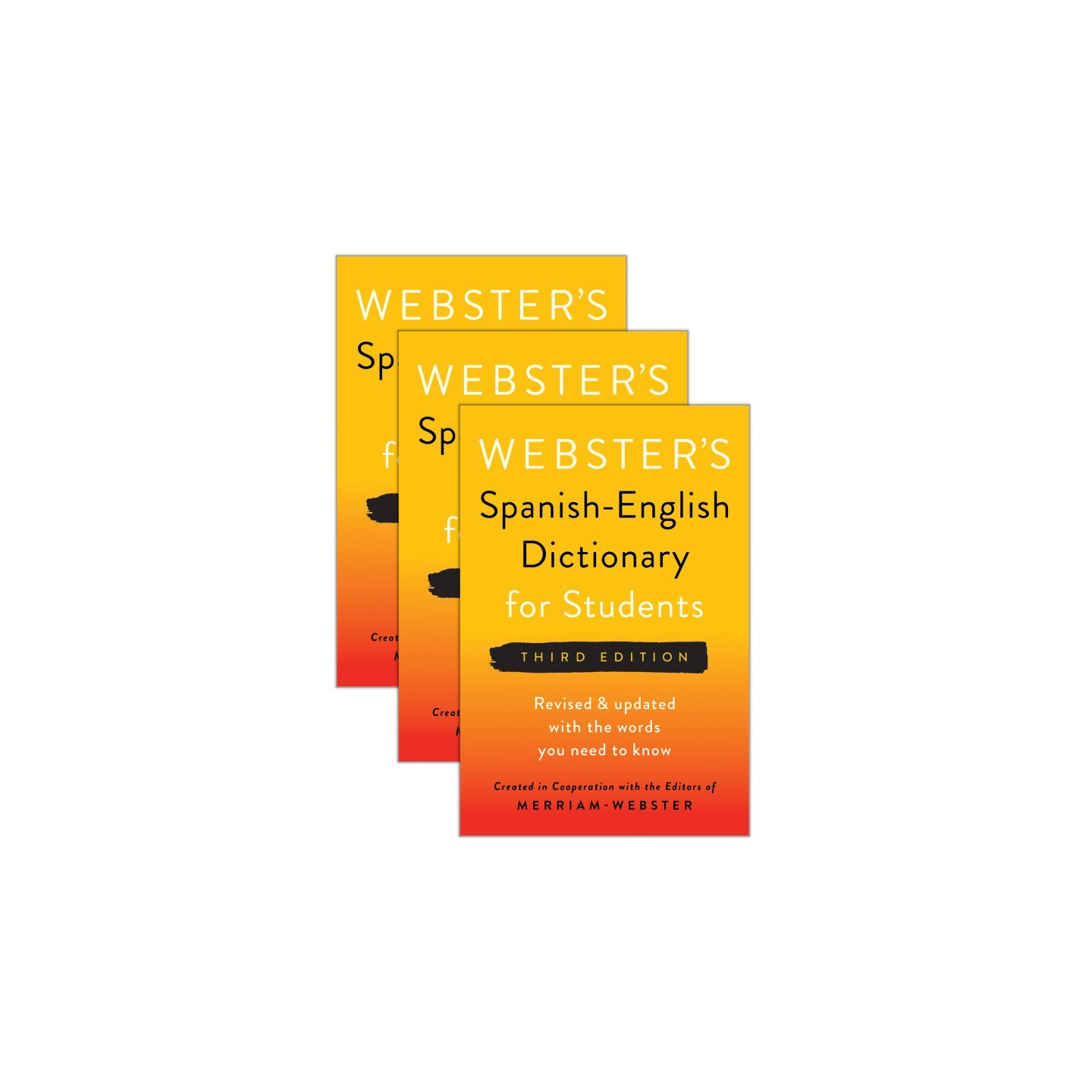 Federal Street Press Webster's Spanish-English Dictionary for Students, Third Edition, Pack of 3