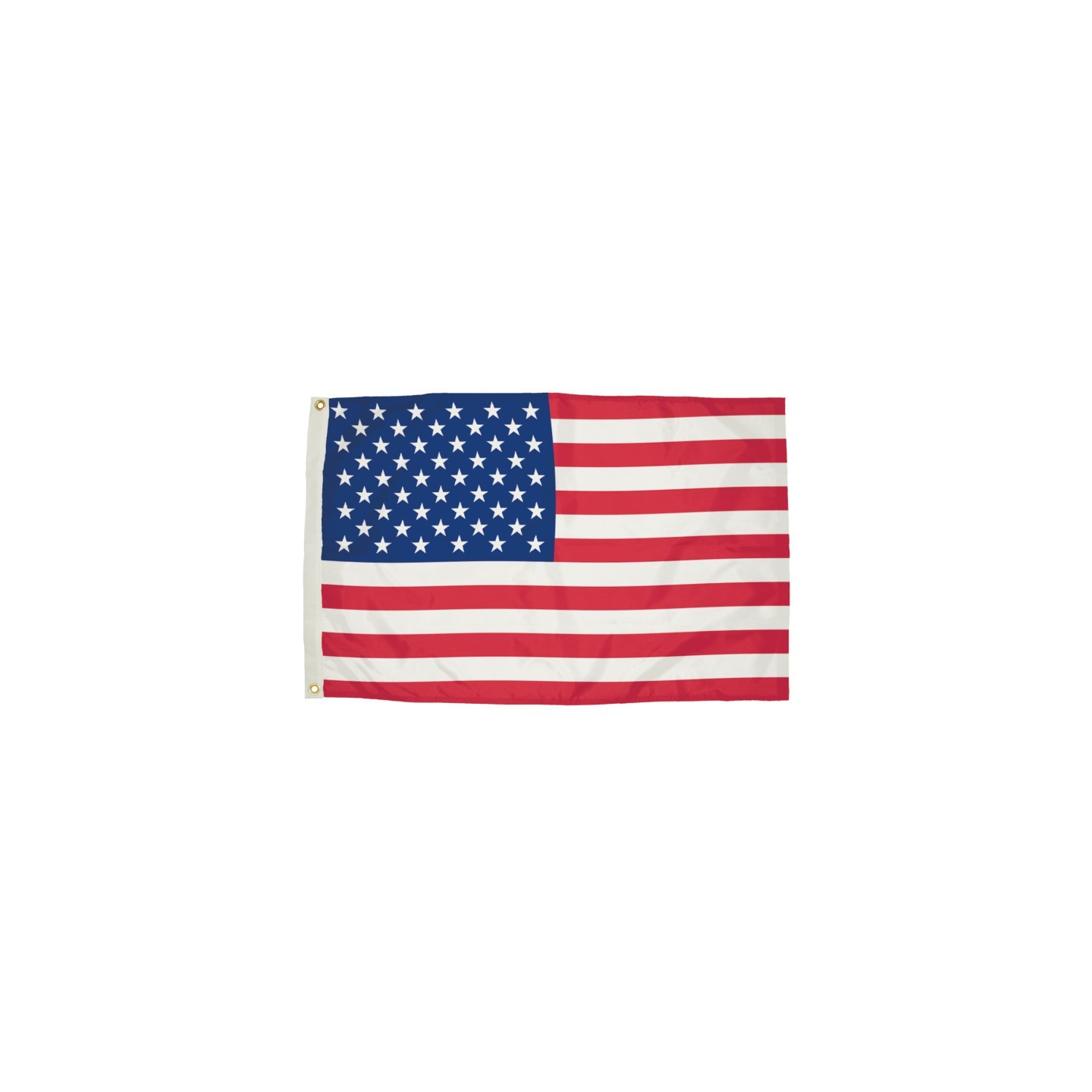 FlagZone Durawavez Nylon Outdoor U.S. Flag with Heading & Grommets, 3' x 5'