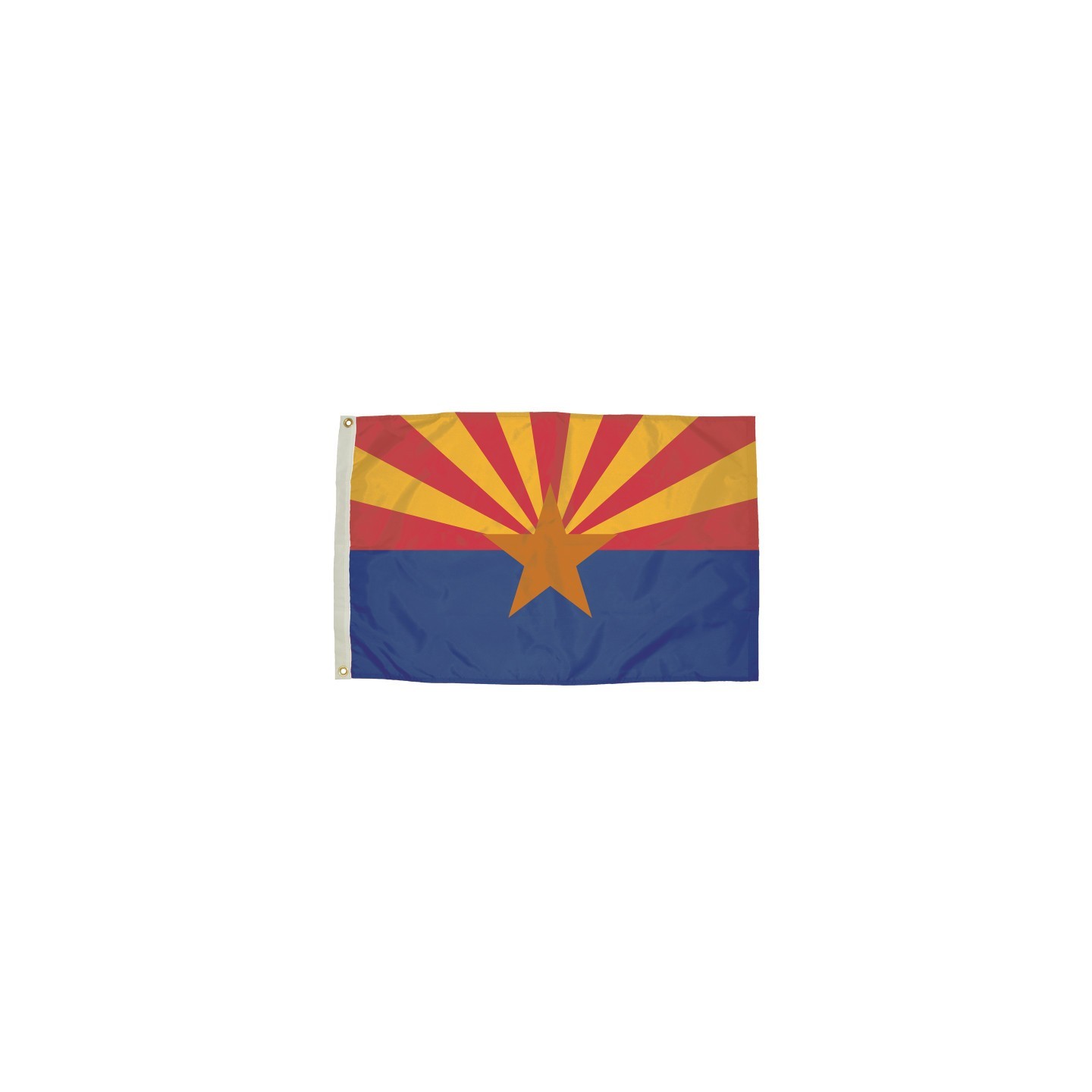 FlagZone Durawavez Nylon Outdoor Flag with Heading & Grommets, Arizona, 3ft x 5ft