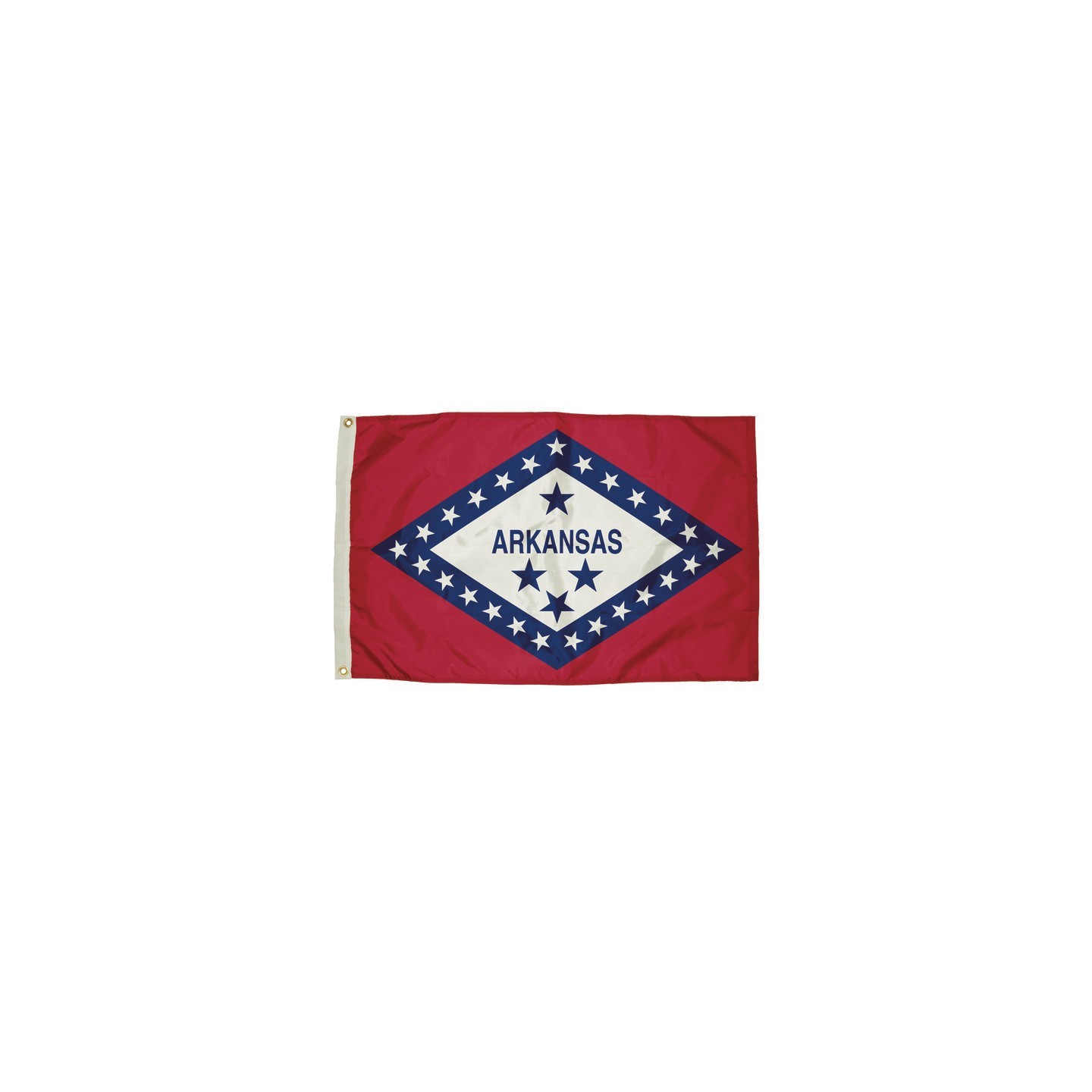 FlagZone Durawavez Nylon Outdoor Flag with Heading & Grommets, Arkansas, 3ft x 5ft