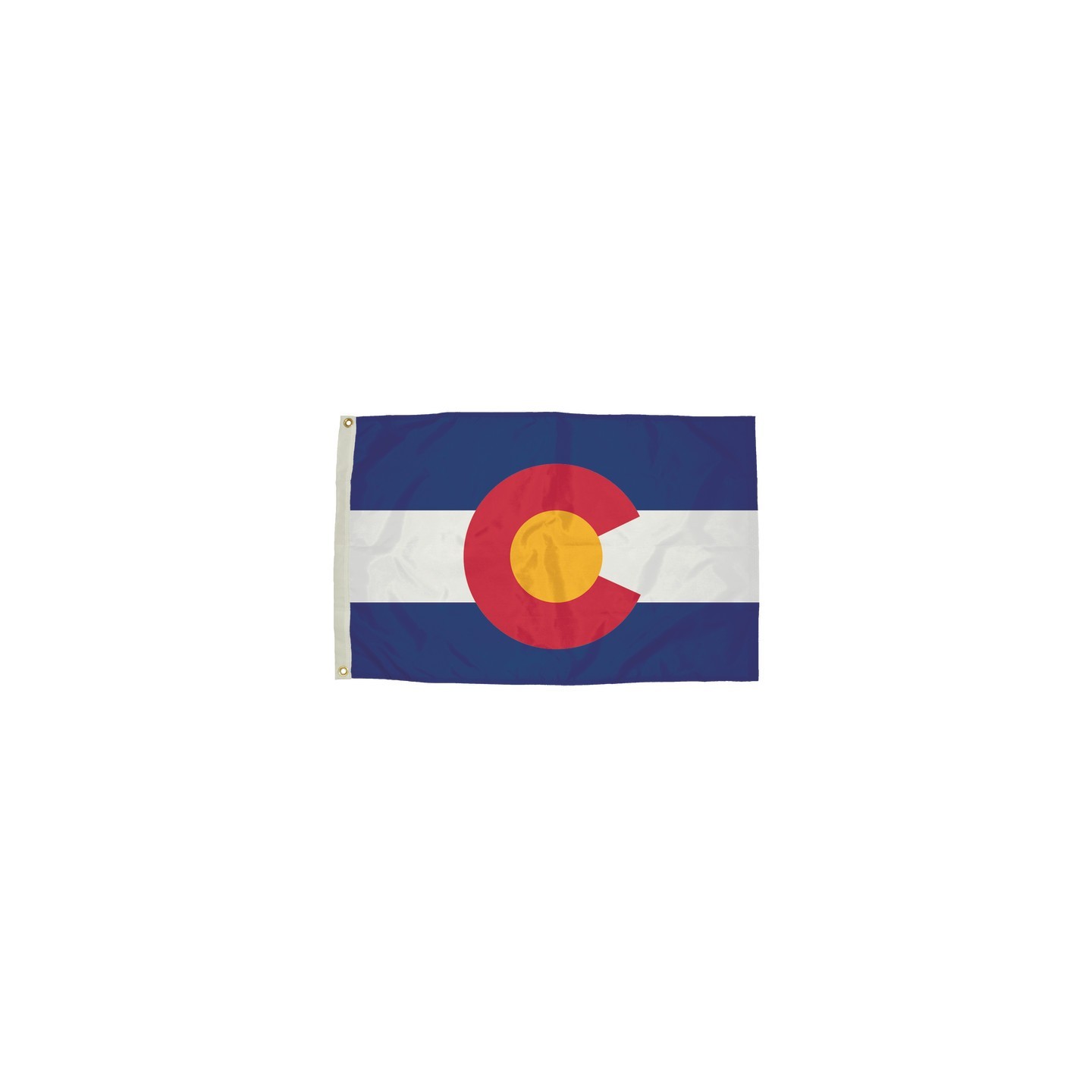 FlagZone Durawavez Nylon Outdoor Flag with Heading & Grommets, Colorado, 3ft x 5ft