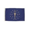 FlagZone Durawavez Nylon Outdoor Flag with Heading & Grommets, Indiana, 3ft x 5ft
