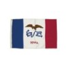 FlagZone Durawavez Nylon Outdoor Flag with Heading & Grommets, Iowa, 3ft x 5ft