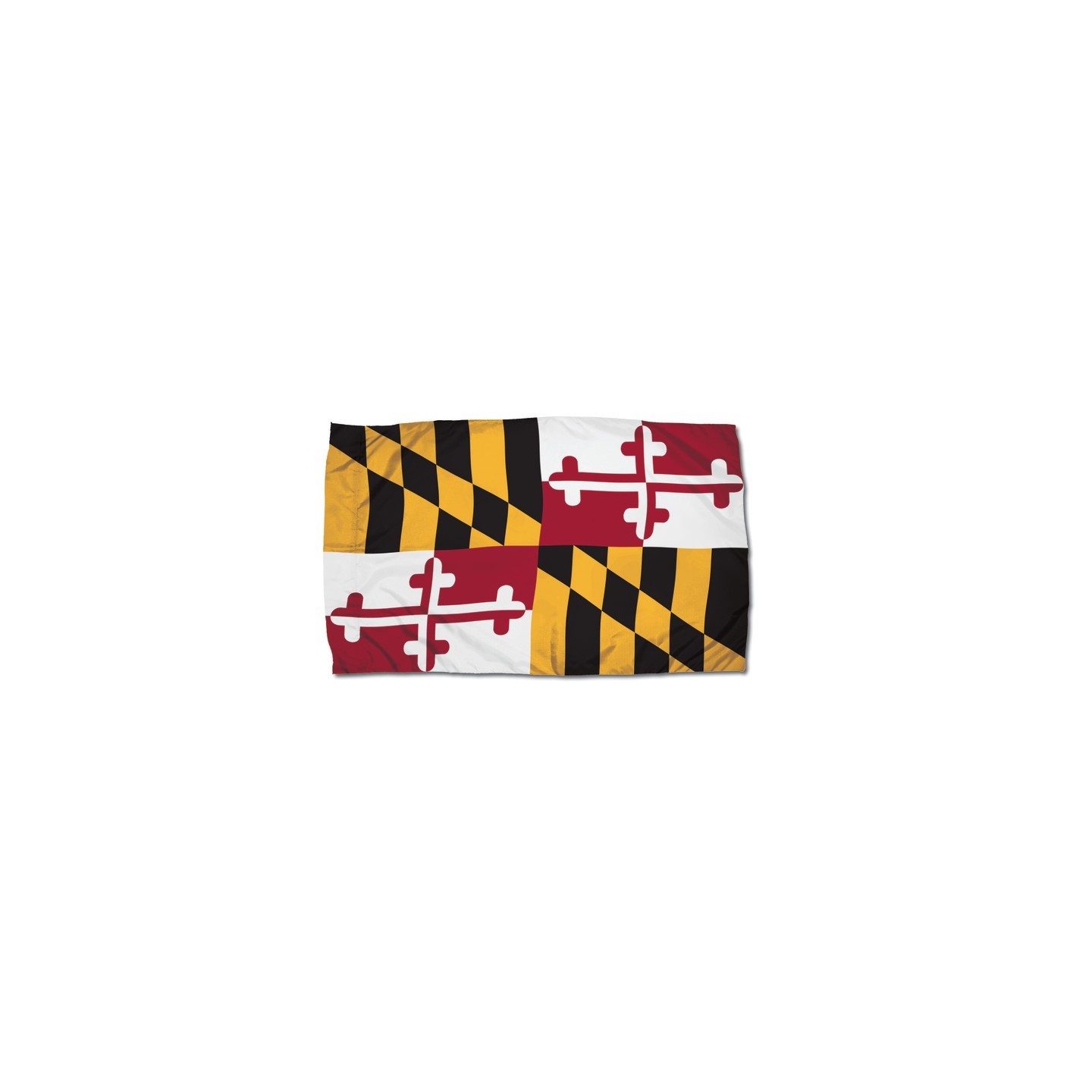 FlagZone Durawavez Nylon Outdoor Flag with Heading & Grommets, Maryland, 3ft x 5ft