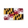 FlagZone Durawavez Nylon Outdoor Flag with Heading & Grommets, Maryland, 3ft x 5ft