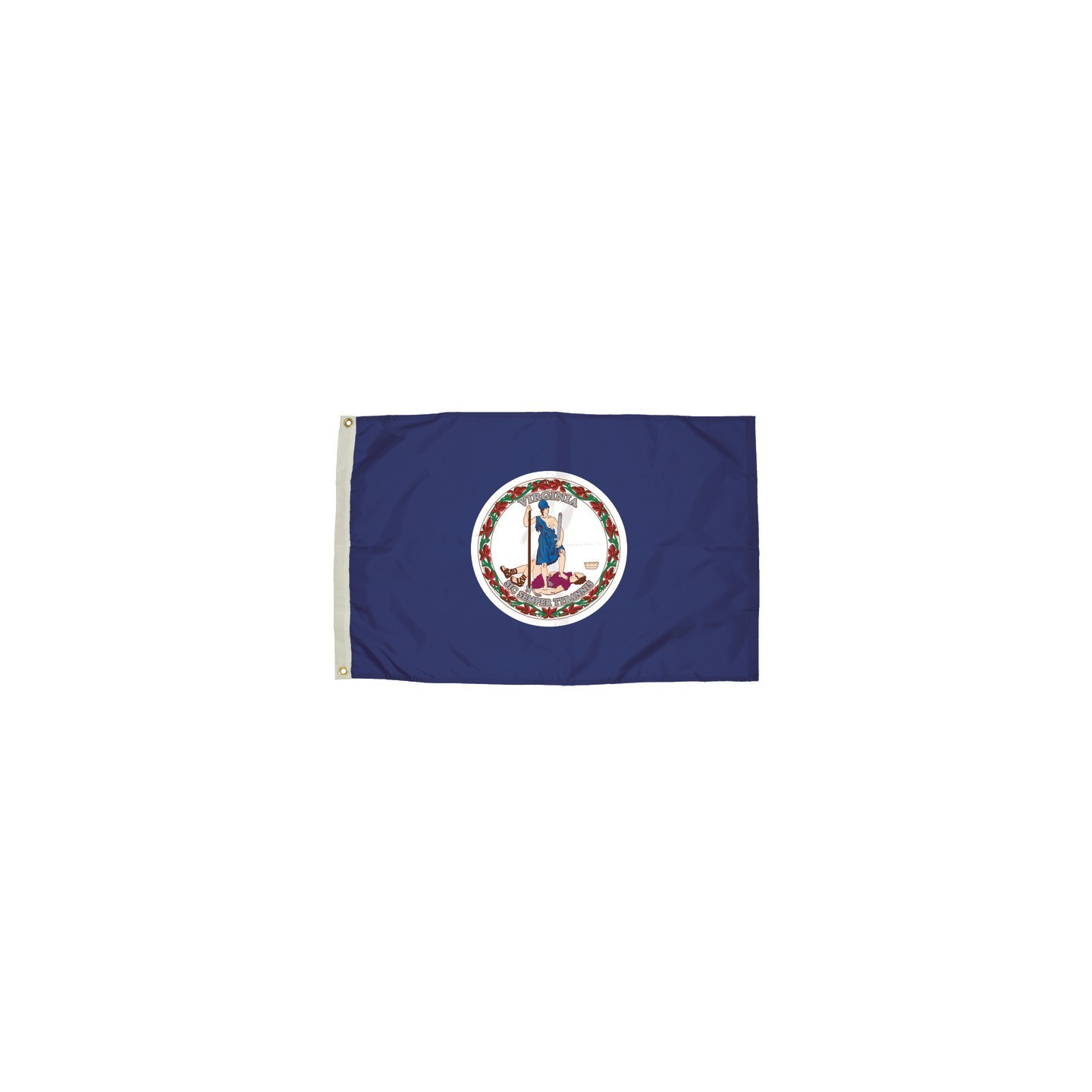 FlagZone Durawavez Nylon Outdoor Flag with Heading & Grommets, Virginia, 3ft x 5ft