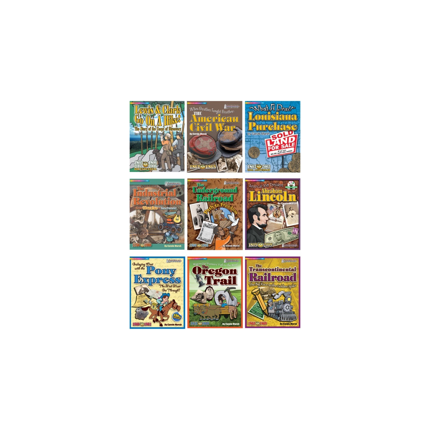 Gallopade 19th Century US History 9 Book Series