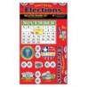 Gallopade Ticket to the Top - Presidential Elections Bulletin Board Set