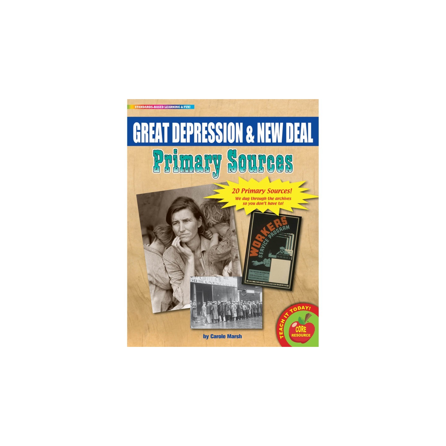 Gallopade Primary Sources, Great Depression & New Deal