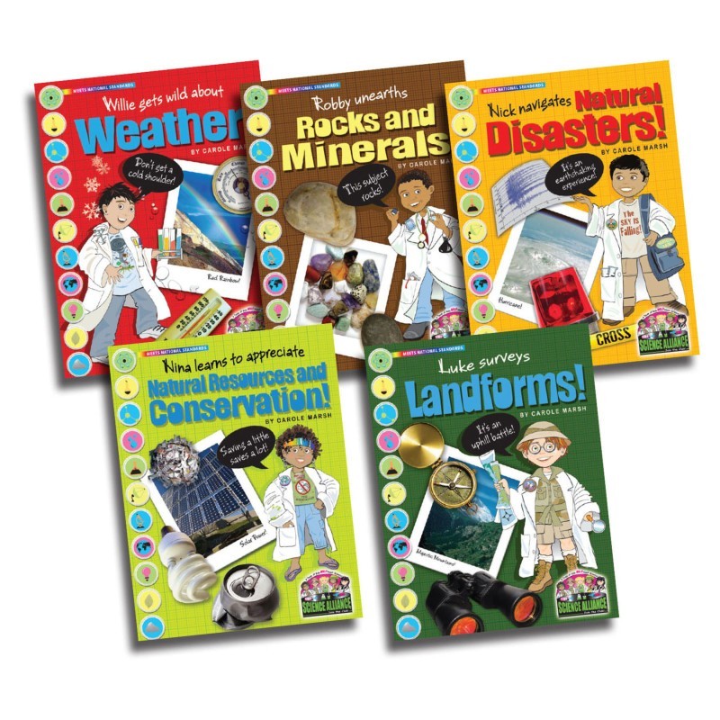 Gallopade Science Alliance™ Earth Science, Set of 5
