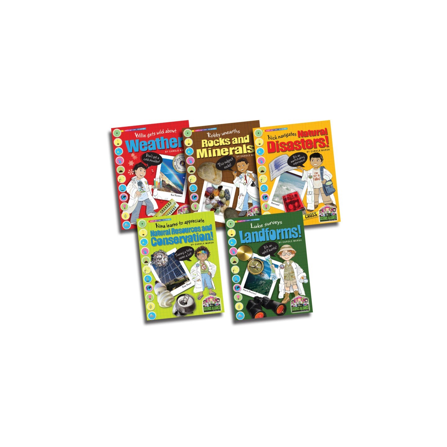 Gallopade Science Alliance™ Earth Science, Set of 5