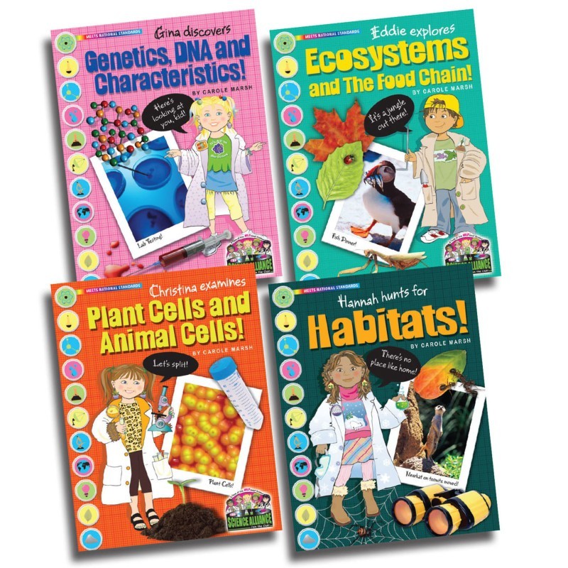 Gallopade Science Alliance™ Life Science, Set of 4