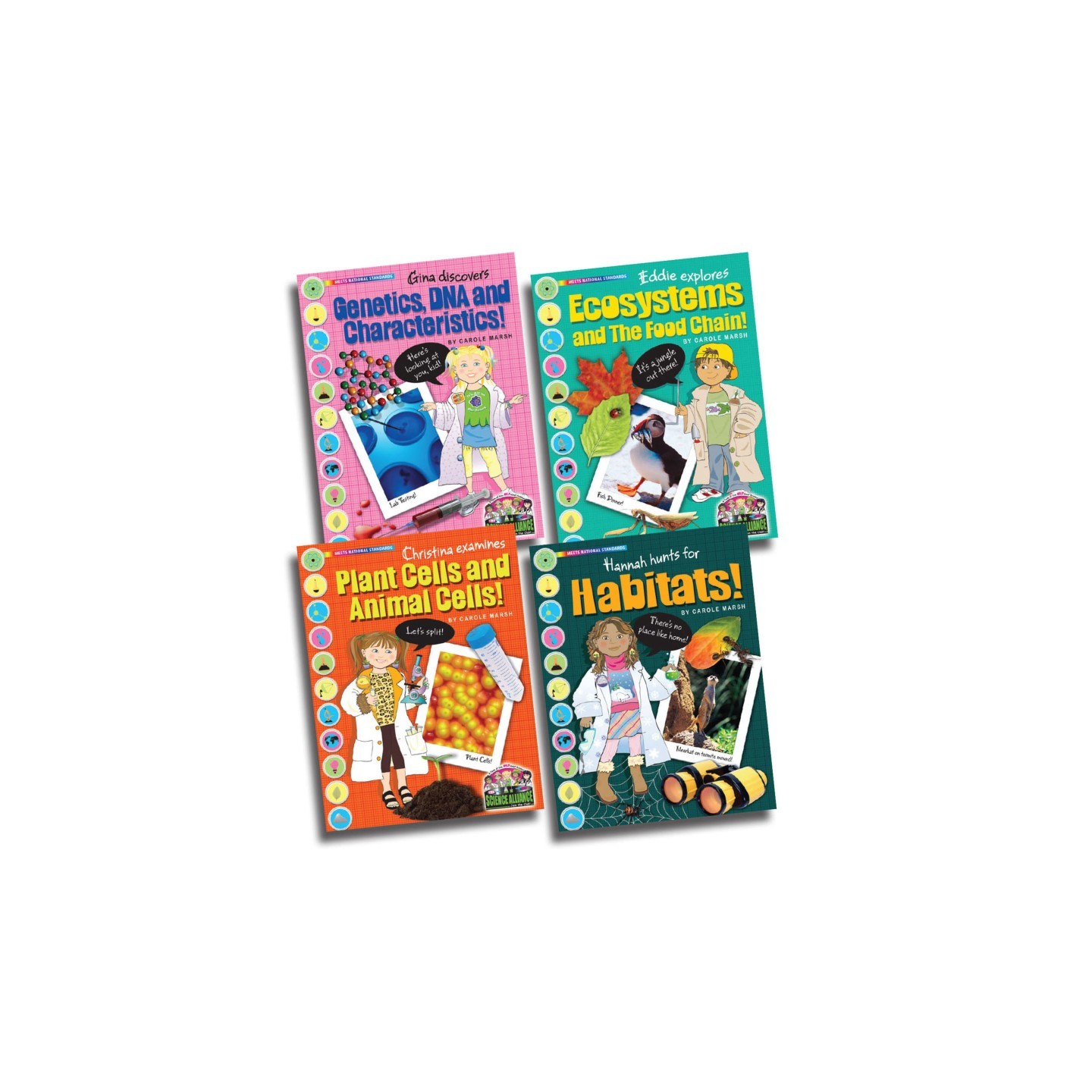 Gallopade Science Alliance™ Life Science, Set of 4