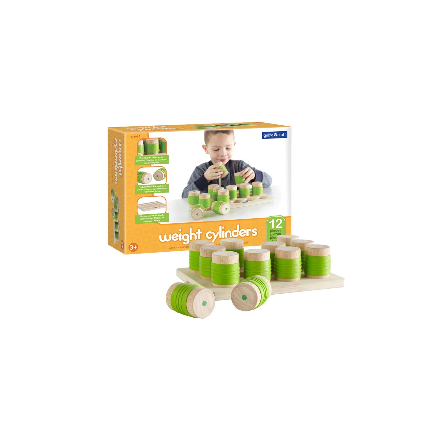 Guidecraft Weight Cylinders