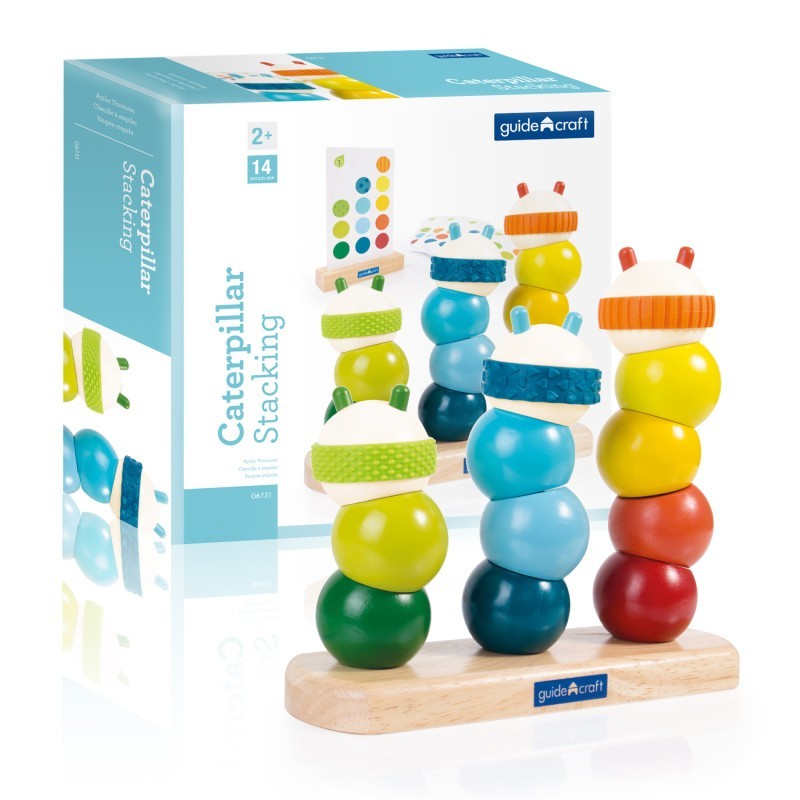 Guidecraft Caterpillar Stacking