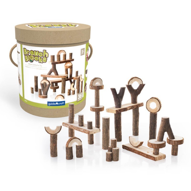 Guidecraft Branch Blocks, 36 Pieces