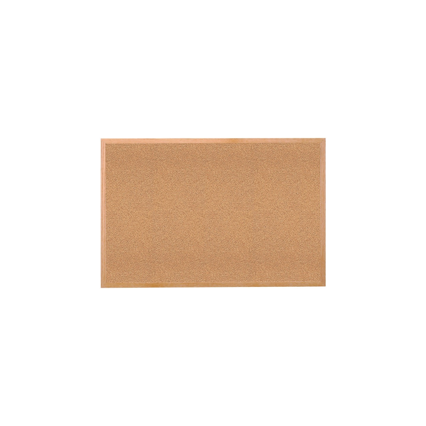 Ghent® Natural Cork Bulletin Board with Wood Frame, 18"H x 24"W
