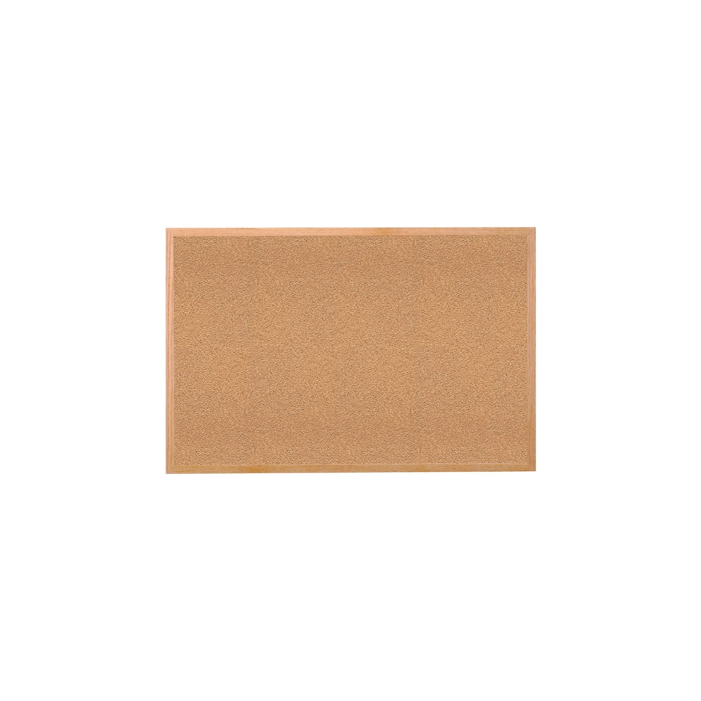 Ghent® Natural Cork Bulletin Board with Wood Frame, 2'H x 3'W