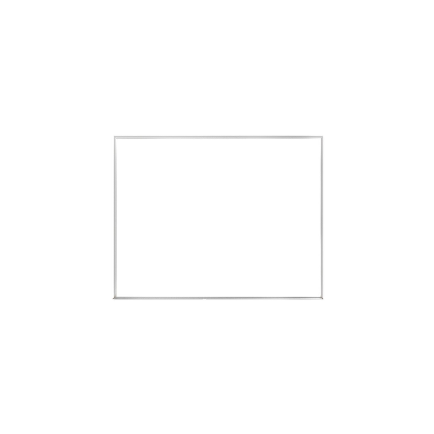 Ghent® Non-Magnetic Whiteboard with Aluminum Frame, 2'H x 3'W