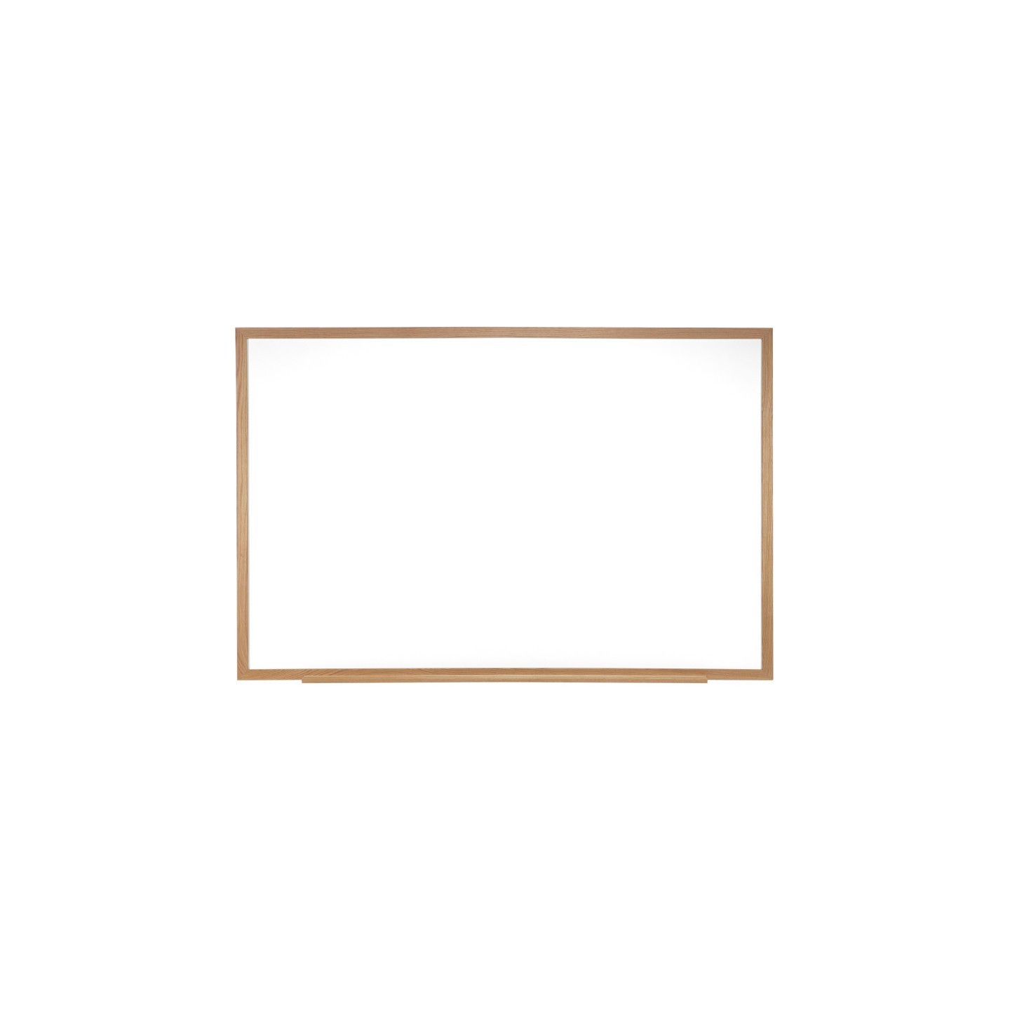 Ghent® Non-Magnetic Whiteboard with Wood Frame, 18"H x 24"W