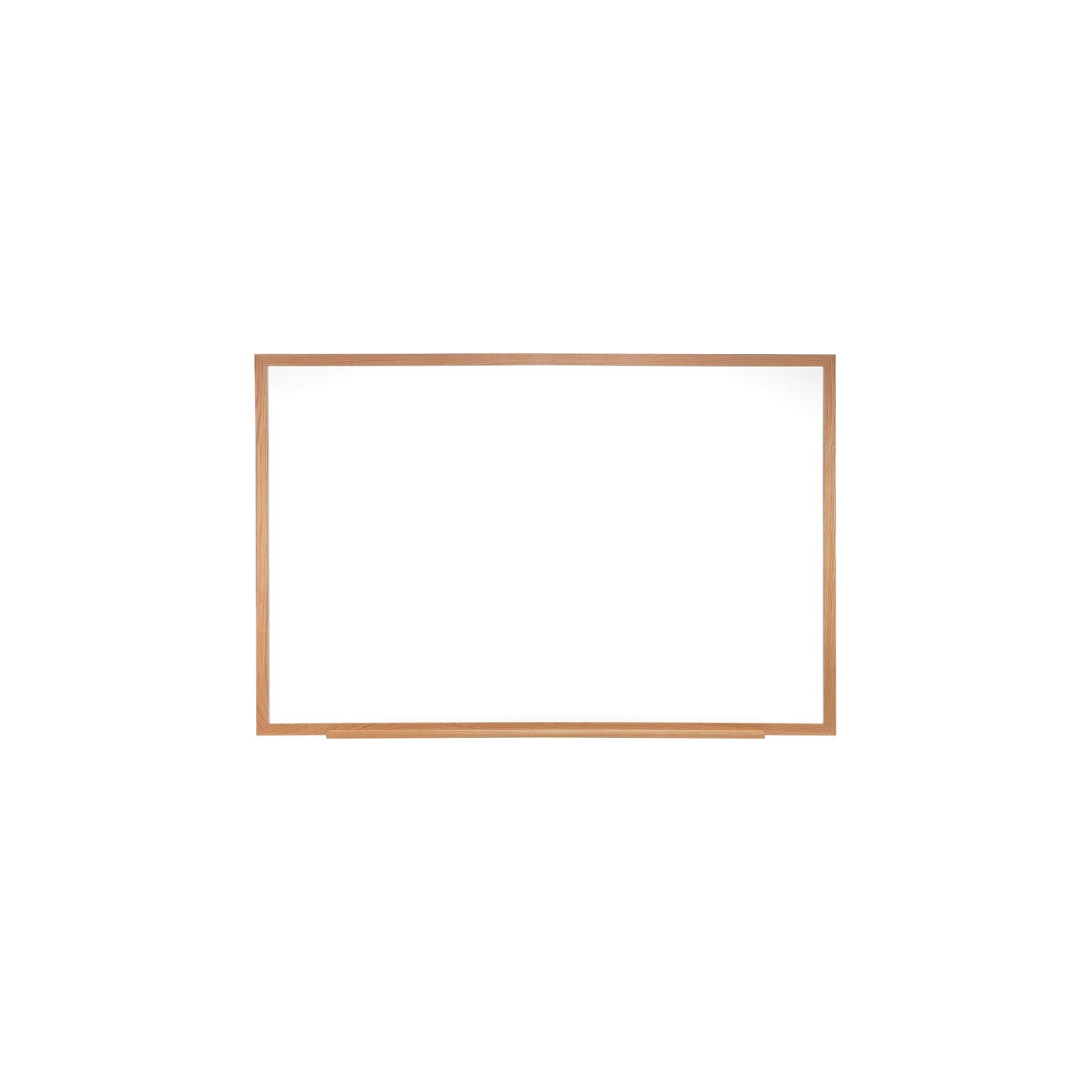 Ghent® Non-Magnetic Whiteboard with Wood Frame, 2'H x 3'W