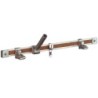 Ghent® Aluminum 1" Maprail with Cork Insert, 6'L, 1 Per Carton
