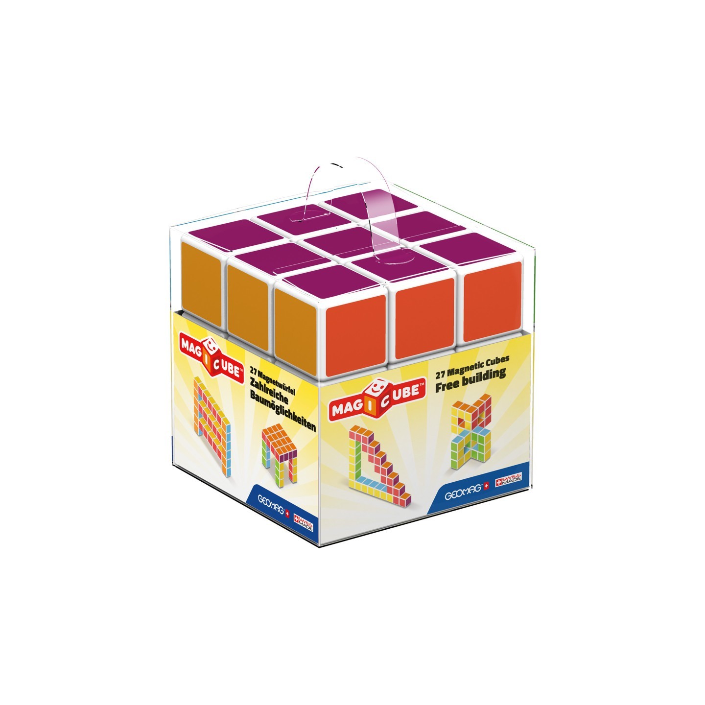 Geomag™ Magicube™ 27 Piece Multicolored Free Building Set