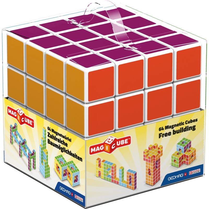 Geomag™ Magicube™ - 64 Piece Multicolored Free Building Set