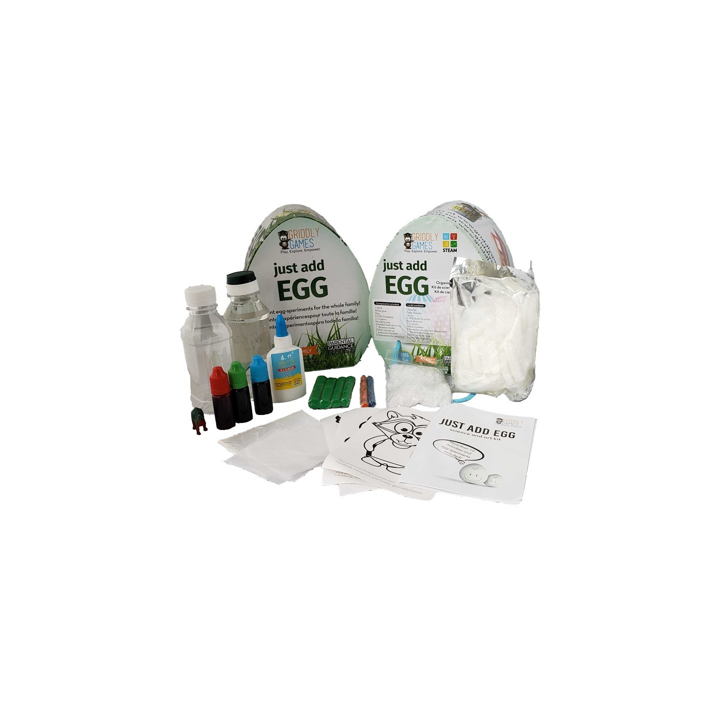 Griddly Kids Just Add Egg Science + Art Kit