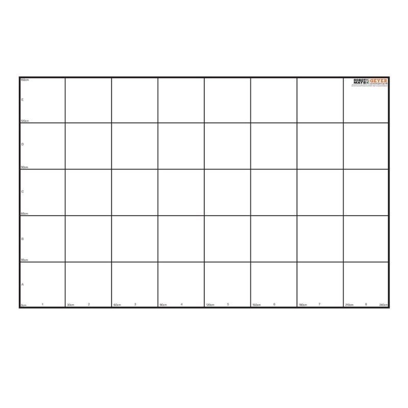 Geyer Instructional Products Wonder League Robotics Competition Grid Mat, 150cm x 240cm with 30cm Grid
