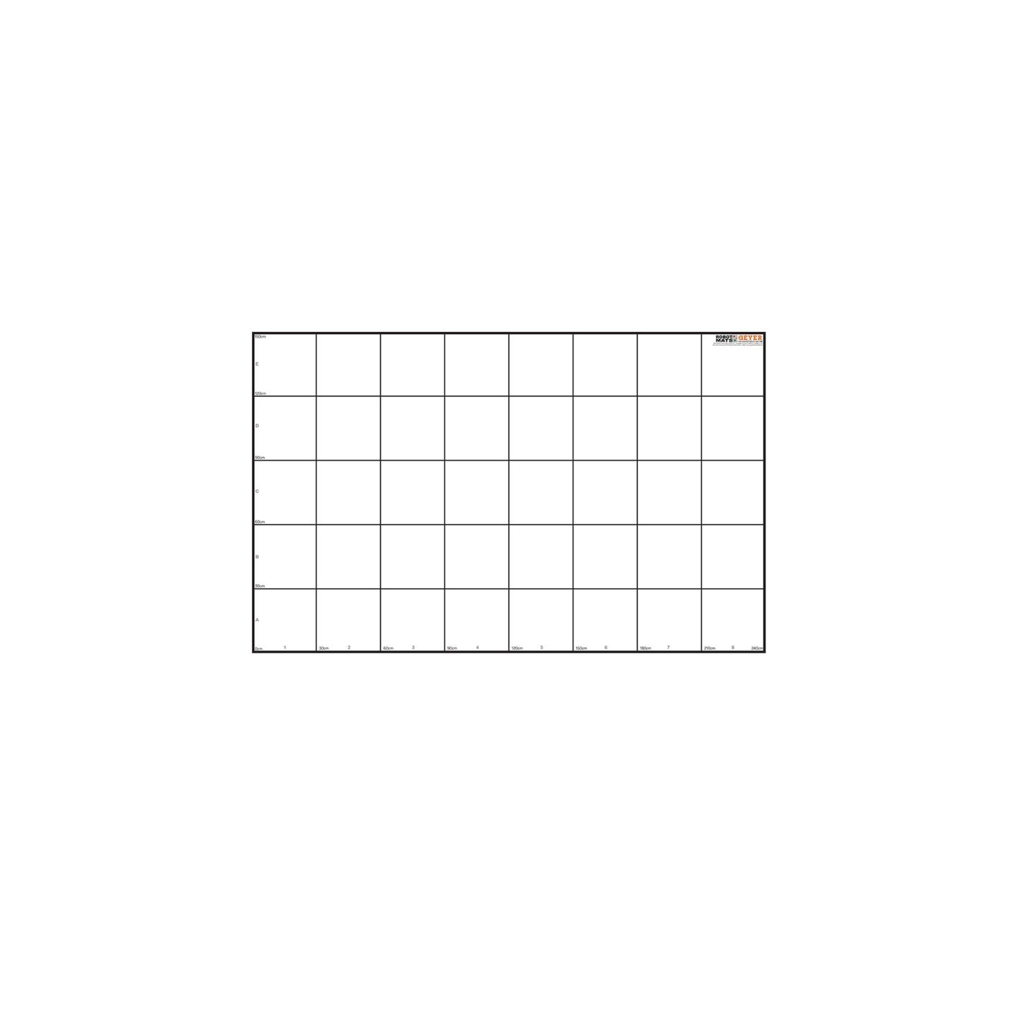 Geyer Instructional Products Wonder League Robotics Competition Grid Mat, 150cm x 240cm with 30cm Grid