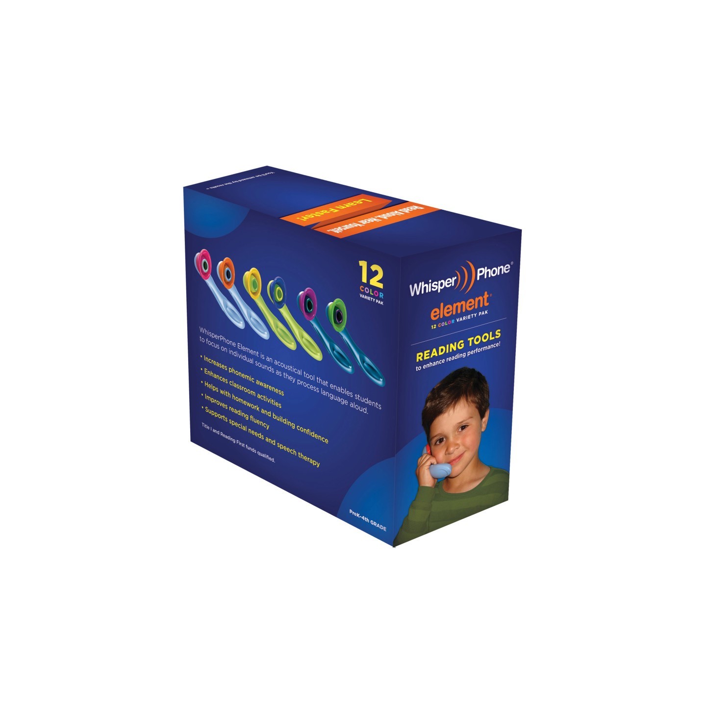 WhisperPhone® Acoustical Voice-Feedback Headset VarietyPak of 12