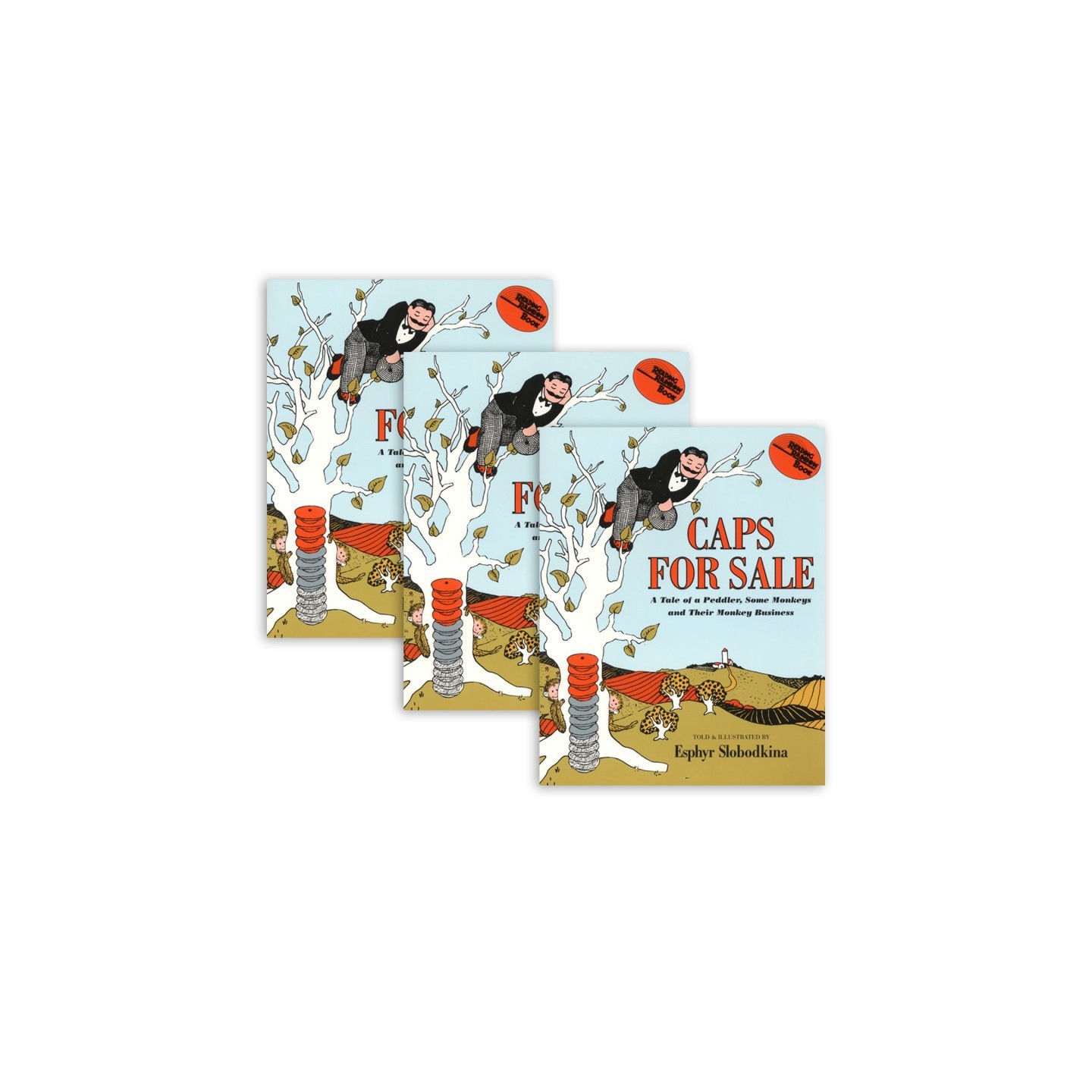 HarperCollins Caps for Sale Book, Pack of 3