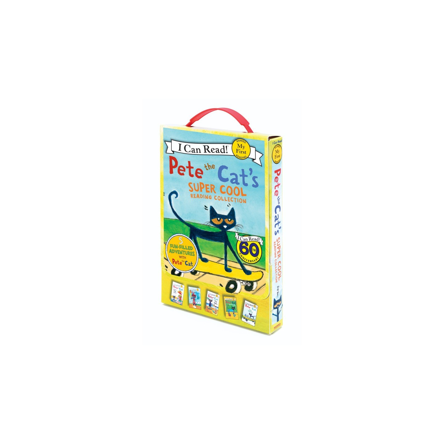 HarperCollins Pete the Cat's Super Cool Reading Collection, Set of 5