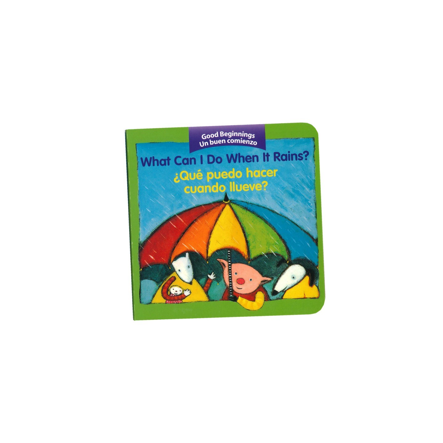 HarperCollins What Can I Do When it Rains?, ¿qué Puedo Hacer Cuando Llueve? Bilingual Board Book