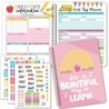 Hadley Designs Pink Undated Teacher Planner and Lesson Plan Book
