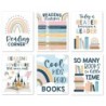 Hadley Designs Boho Reading Posters For Classroom Library Decor, Set of 6